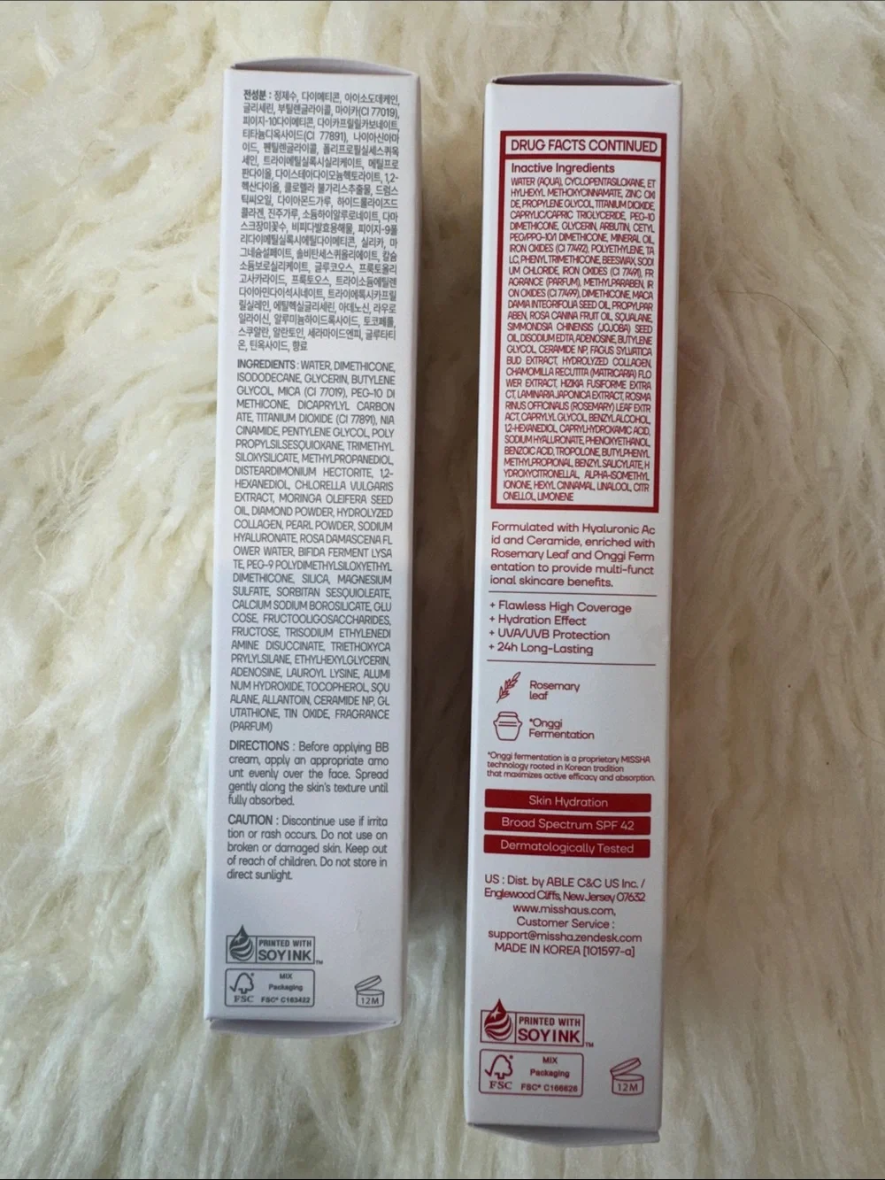 MISSHA BB Cream and Glow BB Boomer Primer